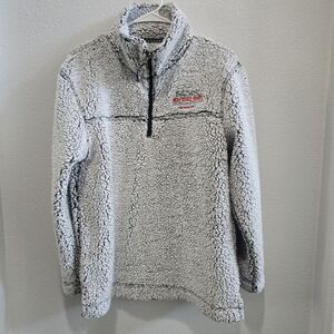 boxer craft grey fuzzy Red Rock Rave Volleyball sweatshirt size small